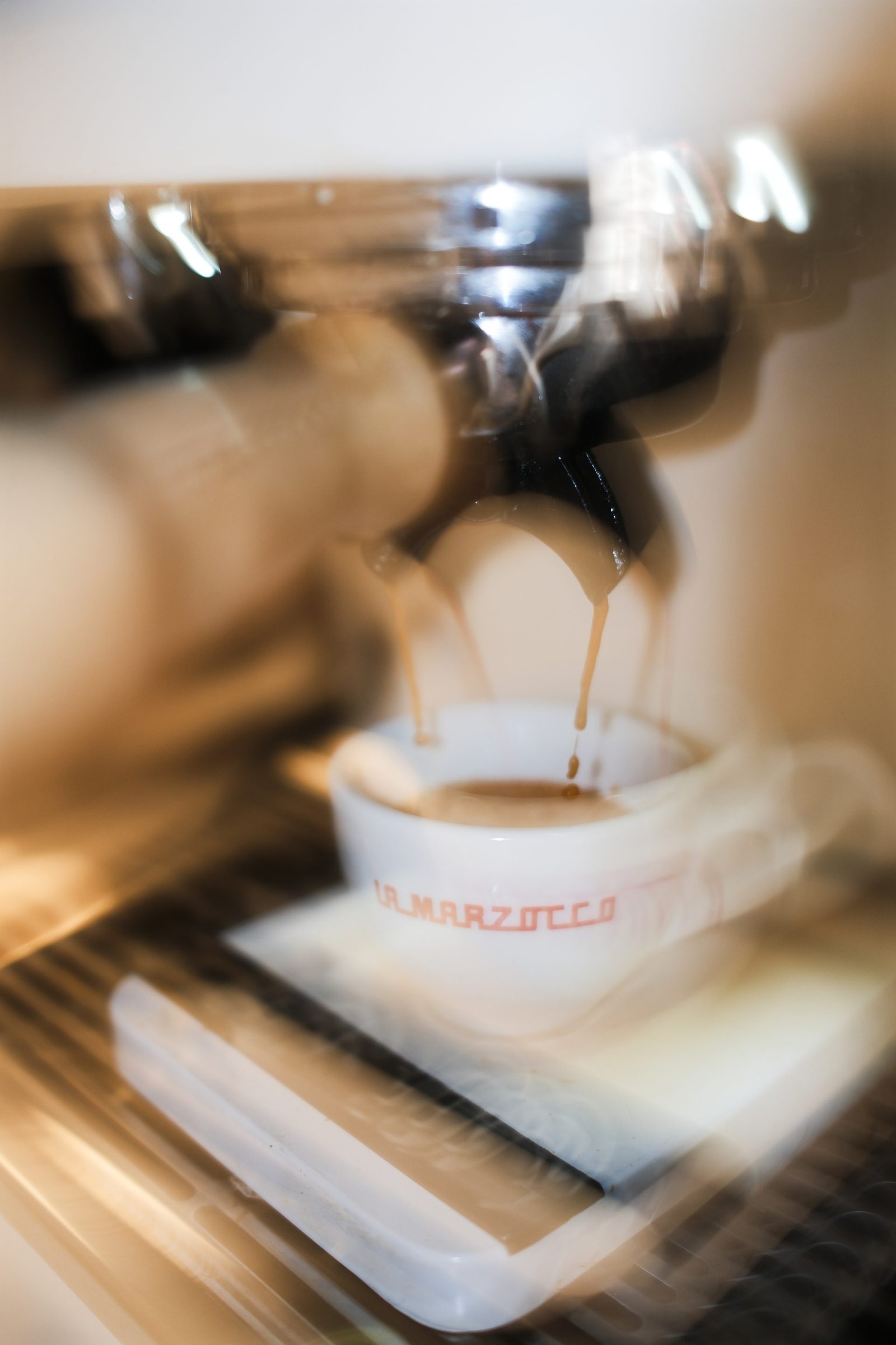 Extracción espresso La Marzocco